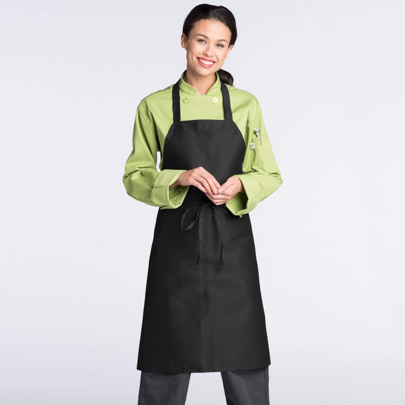 Uncommon Threads mens Restaurant Bib Apron, Black, One Size US - Image 2